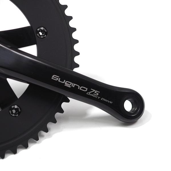 Sugino スギノ 75 DD2 Direct Drive Crankset (Black , 51-54T