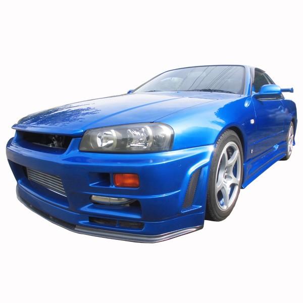 スカイライン ER34 フロントバンパー エアロ FRP 2ドア 4ドア SKYLINE 日産 ニッサン NISSAN /【Buyee】