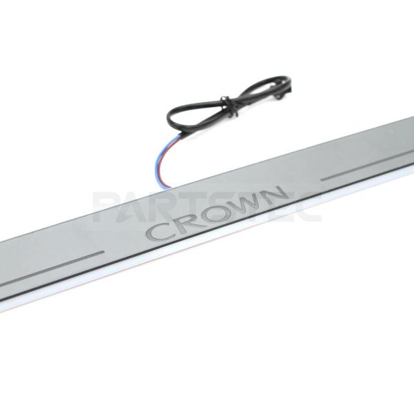 クラウン LED スカッフプレート 光って流れる ブルー 青 4枚 シーケンシャル イルミネーション CROWN 180系 200系 210系 トヨタ  / 93-271 D-4 /【Buyee】 Buyee - Japanese Proxy Service | Buy from Japan!