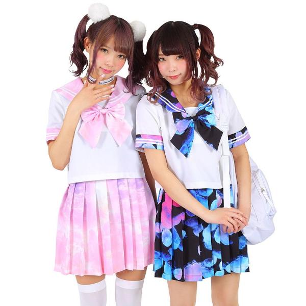 ネオグラフィックセーラー服×キキララ パープル キキララ | 30代双子