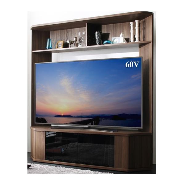 テレビ台150cm 65インチ対応 キャスター付き コーナー型 平面置き