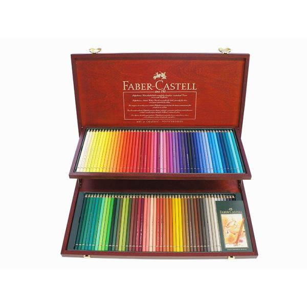 ファーバーカステル ポリクロモス 色鉛筆 木箱入り 100色 セット