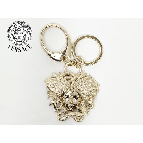 ヴェルサーチ キーホルダー VERSACE DGPH317S ORO CHIARO ライト