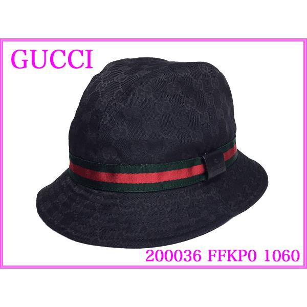 GUCCI グッチ 200036 FFKP0 1060 レザーロゴタグ付き グリーンX