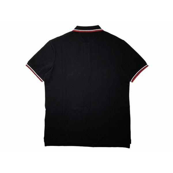 PRADA プラダ　リンガーポロシャツ　ラバーロゴ　ブラック　Sサイズ PRADA プラダ リンガーポロシャツ ラバーロゴ ブラック Sサイズ