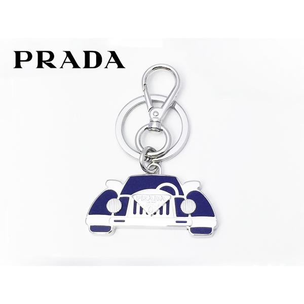 プラダ キーホルダー PRADA 1PS530 ROYAL キーフック付き ロイヤル ブルー系Xシルバーカラー ロゴ入り カー キーリング キーホルダー  /【Buyee】 Buyee - Japanese Proxy Service | Buy from Japan!