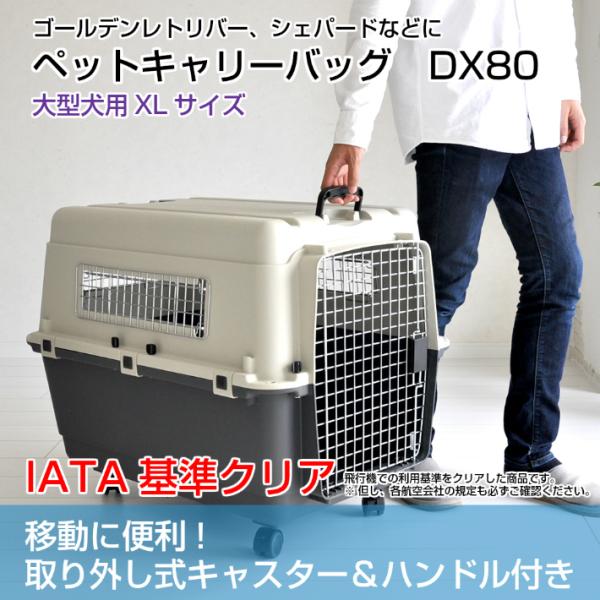 ペットキャリー DX80 犬 中型犬 大型犬 キャスター付 キャリーケース