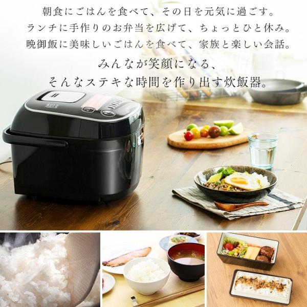 炊飯器一升アイリスオーヤマホワイトIH 銘柄炊き10合IHジャー炊飯器RC