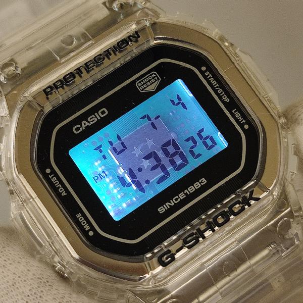 CASIO “G-SHOCK” DW-5040RX-7JR Gショック40周年限定モデル スケルトン