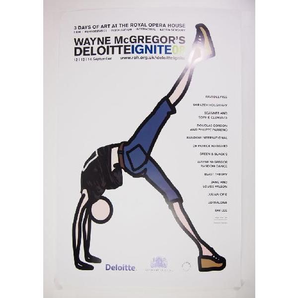 Julian Opie(ジュリアン オピー) Royal Opera House poster /【Buyee