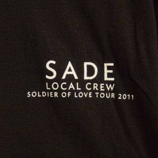 SADE 【Soldier of Love】 2011 Tour LOCAL CREW T-Shirt 02 /【Buyee