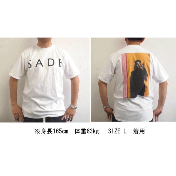 SADE 【Soldier of Love】Babyfather black bloom T-shirt white