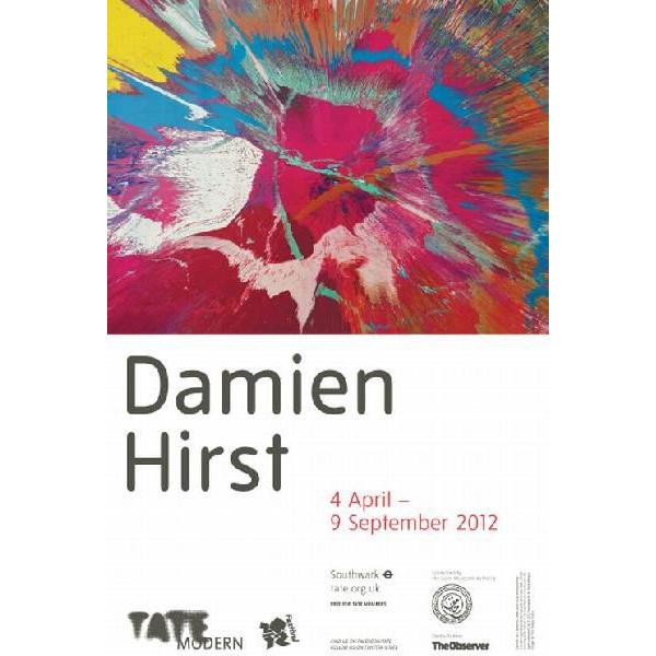 Tate Modern【Damien Hirst】exhibition poster Spin /【Buyee】 Buyee