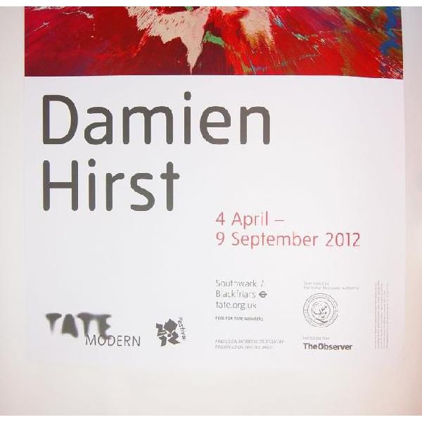 Tate Modern【Damien Hirst】exhibition poster Spin /【Buyee】 Buyee