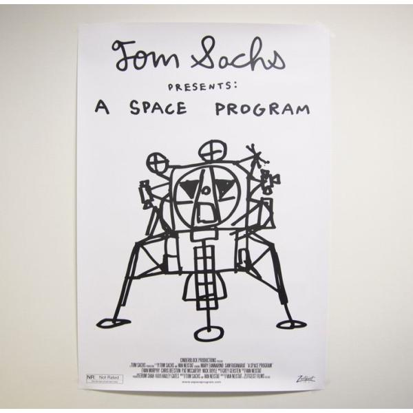 送料無料】Tom Sachs（トム・サックス）A Space Program Poster