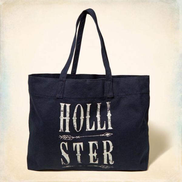 ホリスター/Hollister/正規/レディース/トートバッグ/ネイビー/No.5344