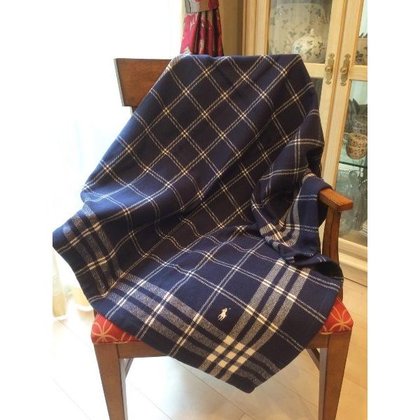 RALPHLAUREN ラルフローレンブランケット モスグリーン