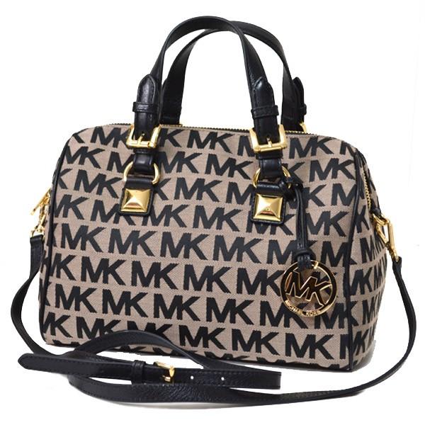 マイケルコース バッグ MICHAEL KORS モノグラム ミニボストン 2way 斜