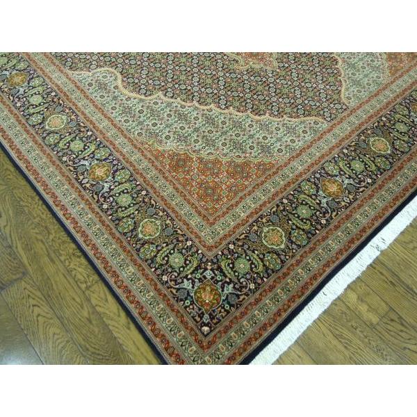 ペルシャ絨毯 ウール＆シルク【タブリーズ マララン産】WS-18