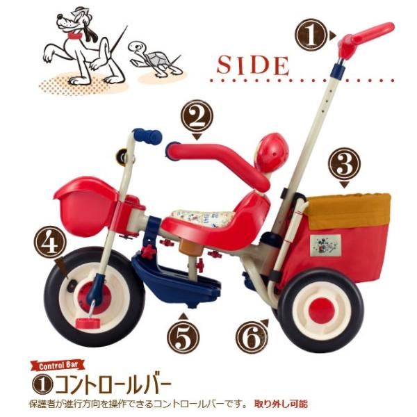 正規品 三輪車 アイデスカーゴ ディズニー ヴィンテージ