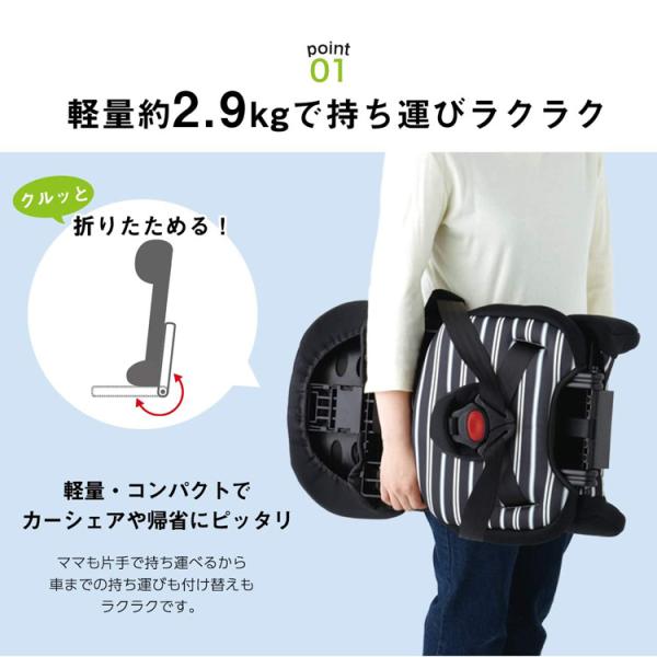 正規品 チャイルドシート 1歳 2歳 トラベルベスト ECプラス ボーダー