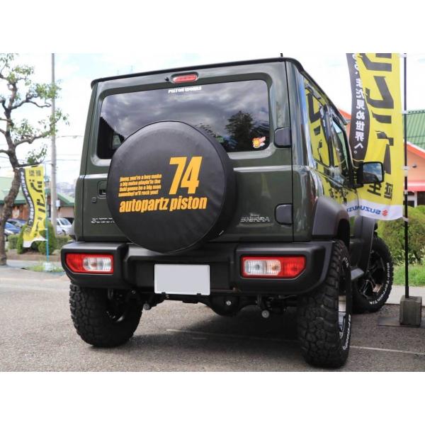 新型ジムニーシエラ/ジムニーノマド用 スペアタイヤカバー「74番 新型ジムニーシエラ/ジムニーノマド用 スペアタイヤカバー「74番