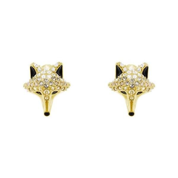 スワロフスキー Swarovski 動物 キツネ MARCH FOX ピアス 5409357