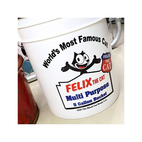 フィリックス・ザ・キャット バケツ フタ付き 約19リットル FELIX THE