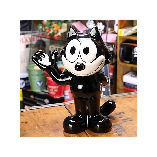 フィリックス・ザ・キャット（FELIX THE CAT） フィギュア 貯金箱 陶器製＿FG-KGAZF365-MON /【Buyee】