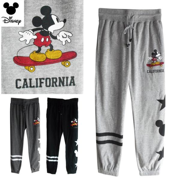 ミッキー ディズニー レディース スウェットパンツ スケボー mickey 
