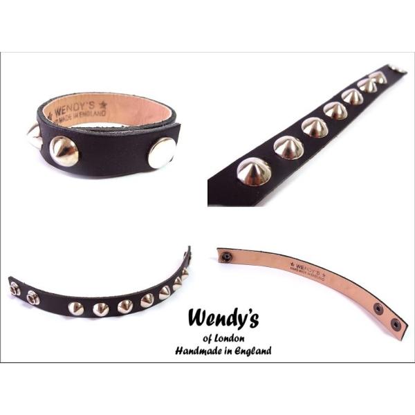 新品◆WENDY'S & foot the coacher スタッズリストバンド Amazon | [ブレス] ウェンディーズ 2連 New ヘキサゴン スタッズ