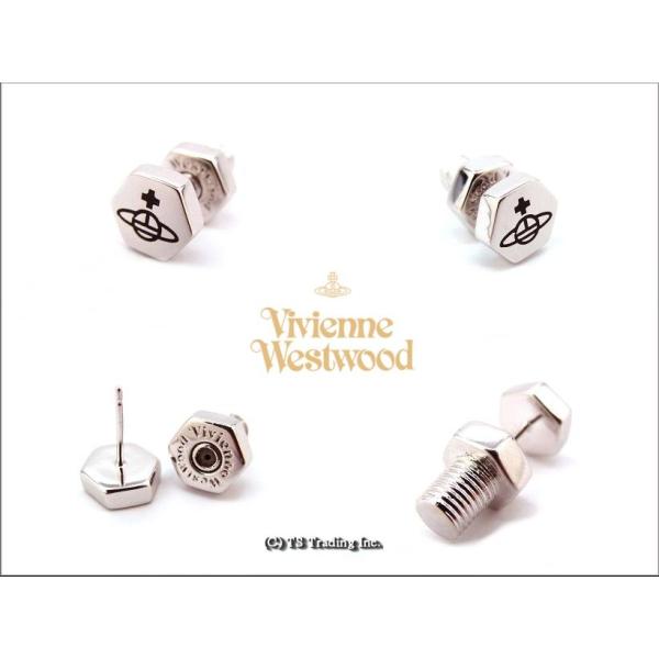 ヴィヴィアンウエストウッド　ピアス  ボルト型 極美品】VivienneWestwood ボルト風ピアス メンズ レディース