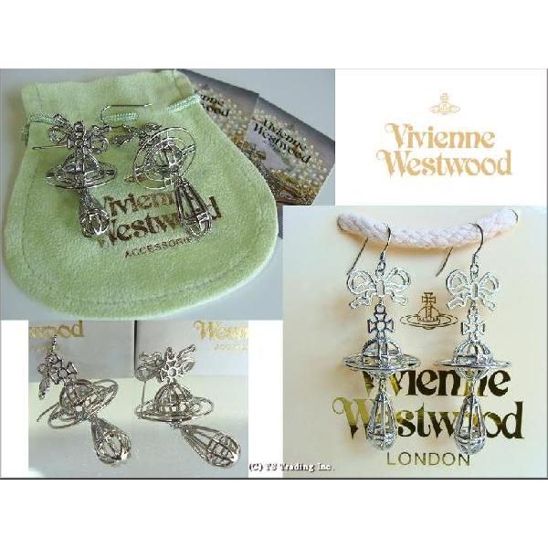 極美品　希少　Vivienne Westwood　ピアス　シン　ラインズ　オーブ Vivienne Westwood 並行輸入品 ヴィヴィアンウエストウッド