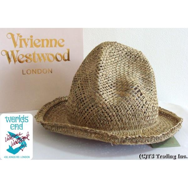 ヴィヴィアンウエストウッドワールズエンドVivienne Westwood Straw Mountain hat 限定 麦わら・マウンテン ハット  (NAT) /【Buyee】