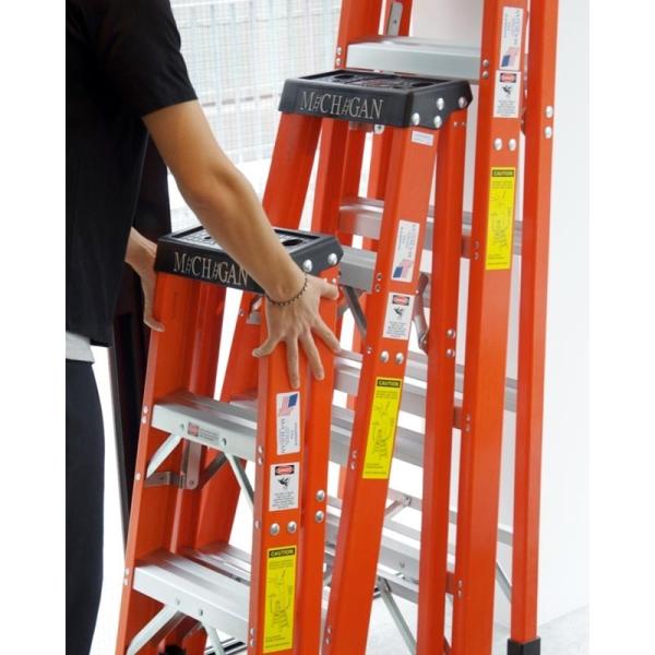 サイズ３ ファイバーグラスステップラダー Fiberglass Stepladder size3 ミシガンラダー 脚立 /【Buyee】 Buyee  - Japanese Proxy Service | Buy from Japan!