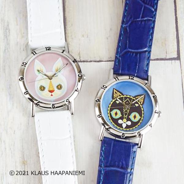 腕時計 レディース ブランド 革ベルト 猫 防水 かわいい 名入れ 刻印