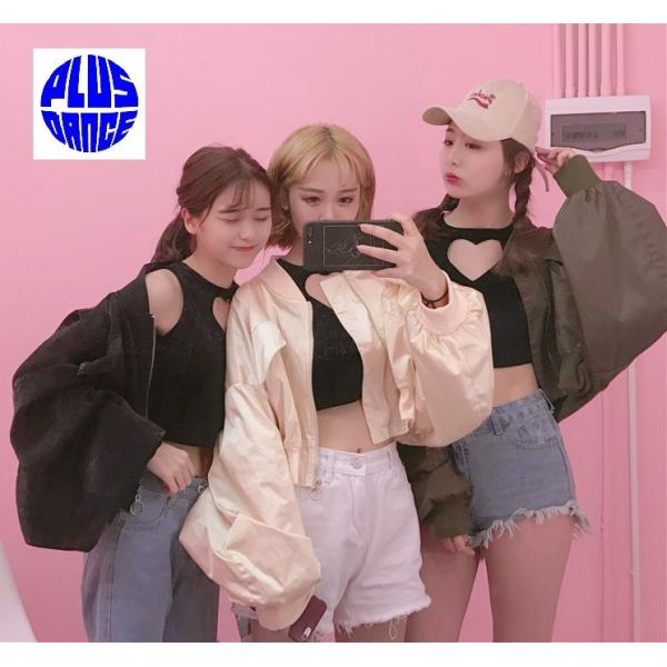 6カラー ダンス トップス ビッグサイズ MA-1 ジャケット ブルゾン