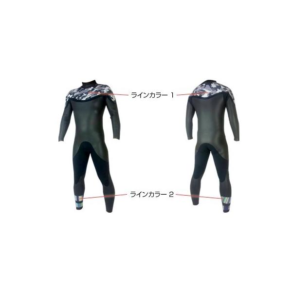 ドライスーツ mellow MELLOW セミドライスーツ ペイズリー 3mm MELLOW