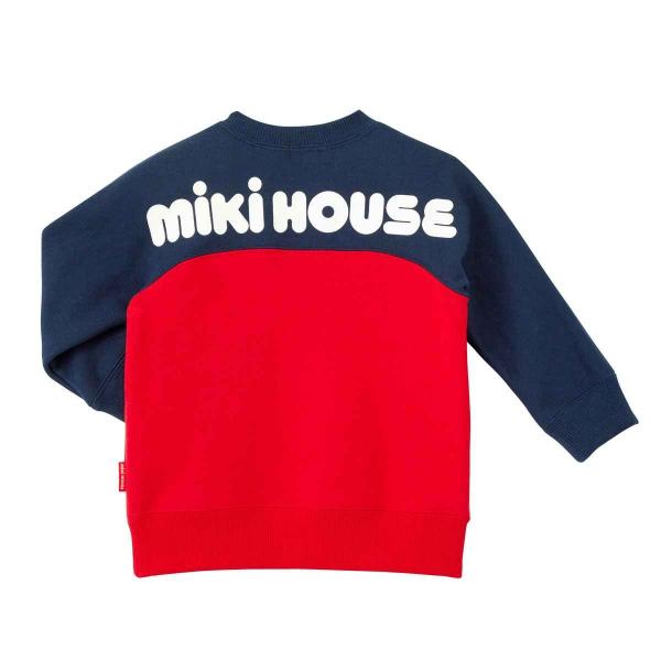 セール30％OFF】ミキハウス mikihouse バックロゴ トレーナー（80cm