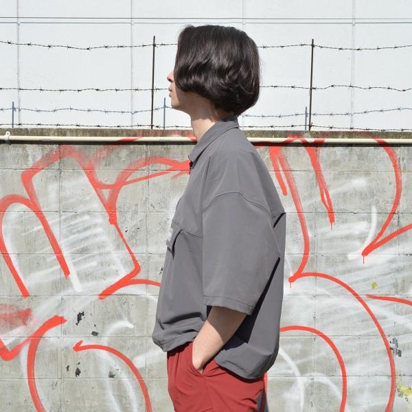 JieDa(ジエダ) / HALF ZIP S/S SHIRT (GRAY) /【Buyee】 Buyee - Japanese Proxy  Service | Buy from Japan!