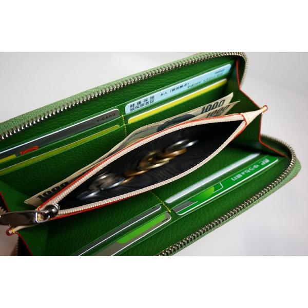 TRIVALENTE LONGWALLET GREEN トリヴァレンテ グリーン 緑 ロング