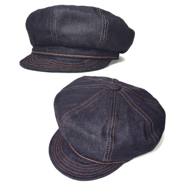 キャスケット 帽子 ニューヨークハット ブルー 6221-BLUE XLサイズ