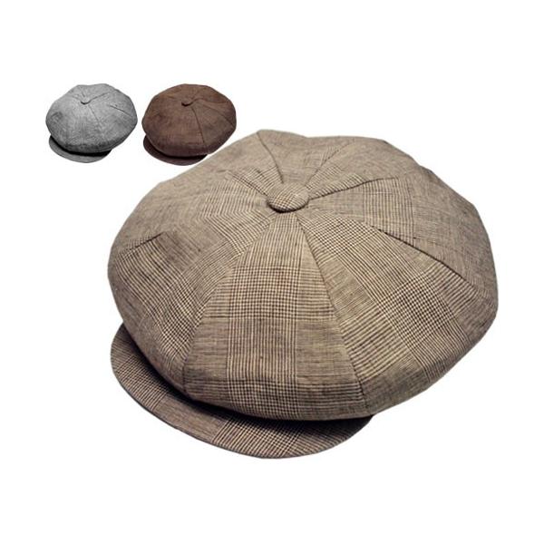 ニューヨークハット New York Hat 6232 Plaid Linen Big Apple