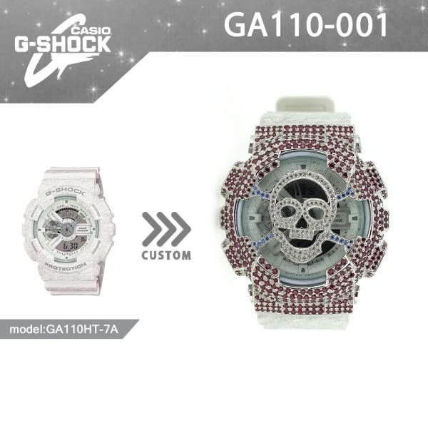 G-SHOCK ジーショック カスタム メンズ 腕時計 GA-110 GA110 HT-7A カスタムベゼル おしゃれ 芸能人 スカル ドクロ メンズ  ファッション CROWNCROWN GA110-001 /【Buyee】 Buyee - Japanese Proxy Service | Buy  from Japan!