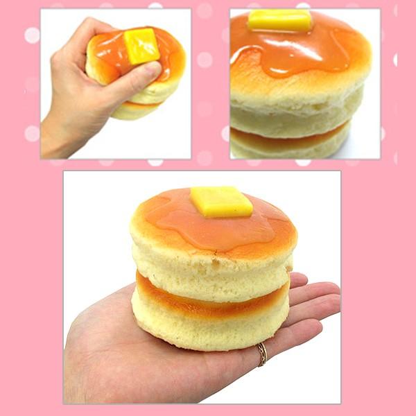 ふわふわホットケーキスクイーズ2個セット(スクイズ,むにゅむにゅ,む