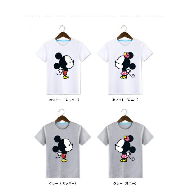 【香港ディズニー】ミッキー＆ミニー│お洒落ペア半袖Tシャツ 香港ディズニー】ミッキー＆ミニー│お洒落ペア半袖Tシャツ