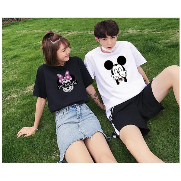春 夏 ディズニー tシャツ ミッキー tシャツ ペアルック