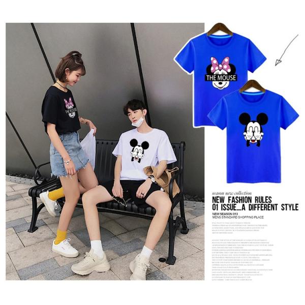 春 夏 ディズニー tシャツ ミッキー tシャツ ペアルック