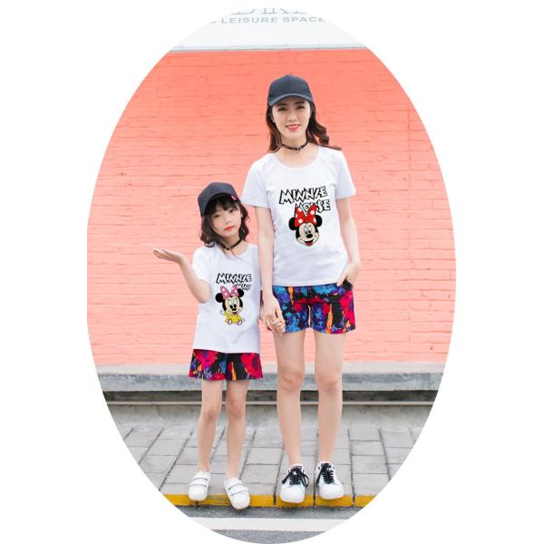 親子tシャツ/ディズニー Tシャツ/ペアルック カップル/ミッキー