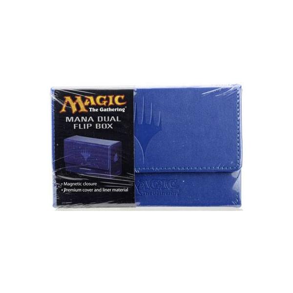 MTG公式サプライ 革風デュアルデッキボックス マナ ブルー（青）[発売